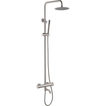 Imagen de Bañera termostatica Loft acero inox
