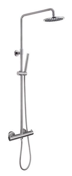 Imagen de Ducha termostatica Loft acero inox