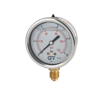 Imagen de Manometro con glicerina  1/4" Genebre
