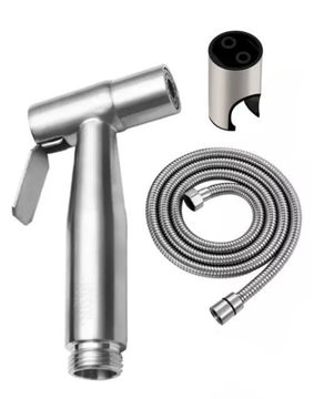 Imagen de Kit para ducha higienica inox satinado MIlano Slim DMC