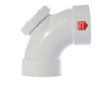 Imagen de Codo PVC 87º30 110 HH C/TAPA SMART HOME