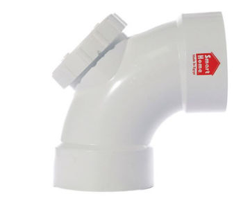 Imagen de Codo PVC 87º30 110 HH C/TAPA SMART HOME