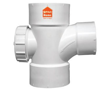 Imagen de Ramal PVC 87º30 160 HH x tapa SMART HOME