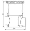 Imagen de Pileta de patio 25x25 2 entradas SMART HOME