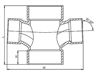 Imagen de Ramal doble 87,30 110x50mm SMART HOME