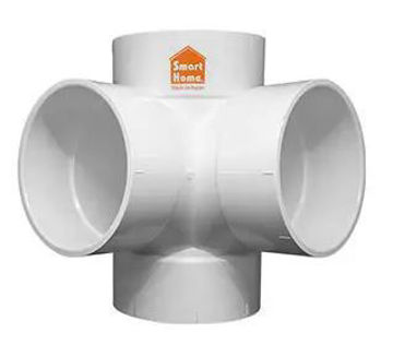 Imagen de Ramal doble en angulo 87,30 110mm SMART HOME