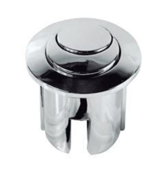 Imagen de Botón dual 38mm cromado