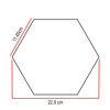 Imagen de Hexagonal Blanco