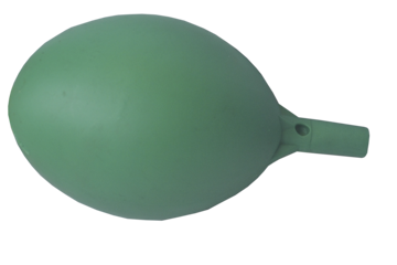 Imagen de Bocha plastica verde 3/4" 1"
