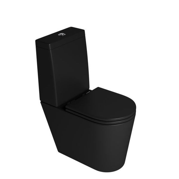 Imagen de Inodoro Largo LK negro mate