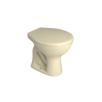 Imagen de Inodoro corto crema IZY