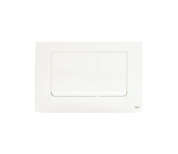 Imagen de Placa pulsador RIA blanca OLI