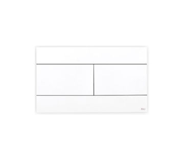 Imagen de Placa pulsador SLIM blanco mate OLI