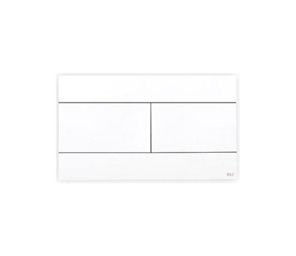 Imagen de Placa pulsador SLIM blanco mate OLI